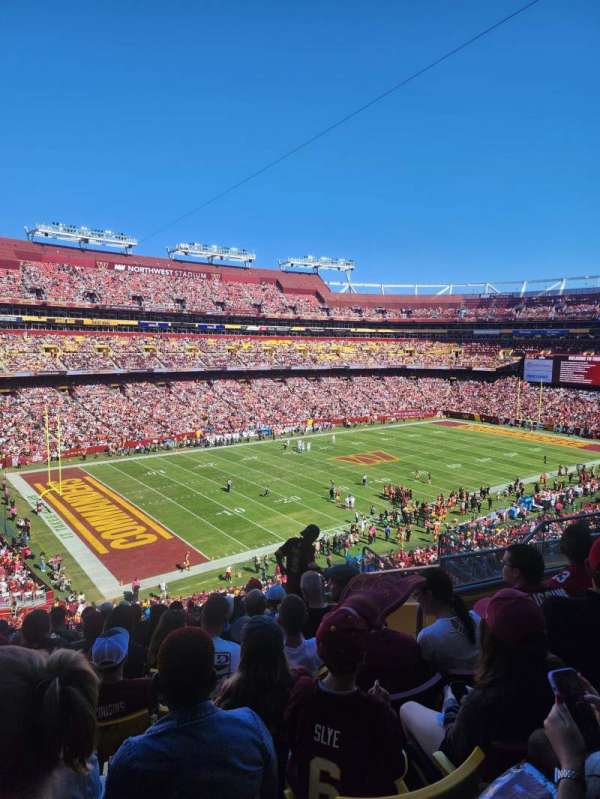 Northwest Stadium, section: 306, row: 18, seat: 9