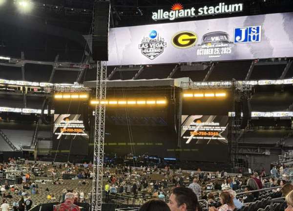 Allegiant Stadium, section: 138, row: 11, seat: 9