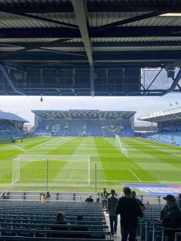 Fratton Park, section: P, row: V, seat: 81