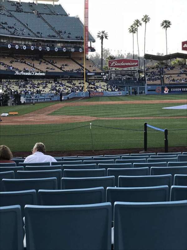 Dodger Stadium, section: 12FD, row: B, seat: 1