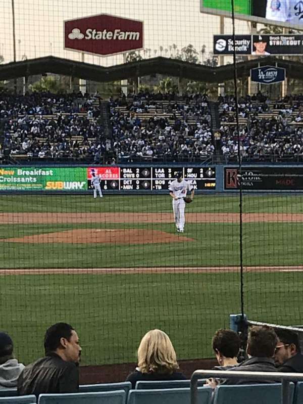 Dodger Stadium, section: 12FD, row: B, seat: 1