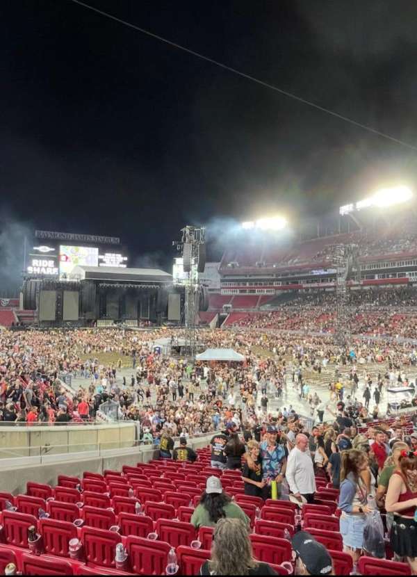 Raymond James Stadium, section: 144, row: WC, seat: 8