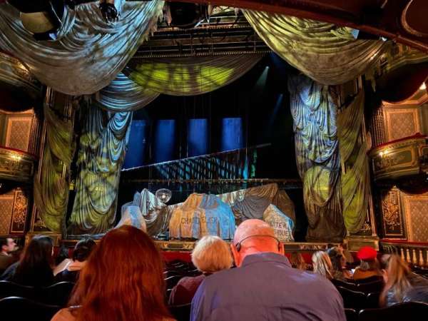 His Majesty's Theatre, London, section: Stalls, row: M, seat: 15 16 17