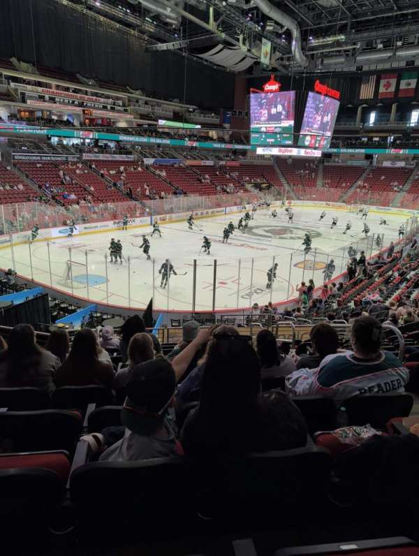Casey's Center, section: 108, row: V, seat: 5