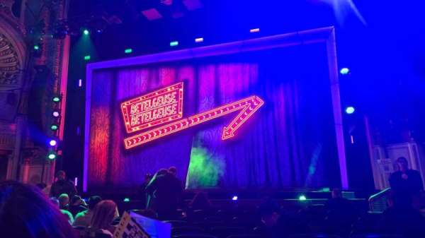 Palace Theatre, Broadway, section: Orchestra R, row: J, seat: 116
