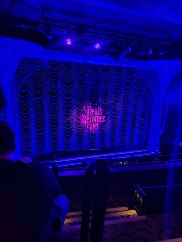 Lunt-Fontanne Theatre, section: Front Mezzanine L, row: c, seat: 1