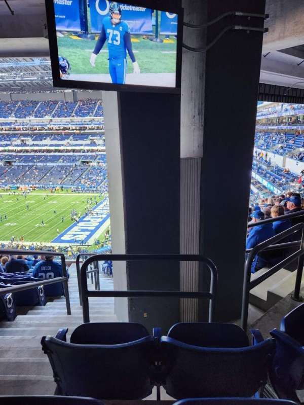 Lucas Oil Stadium, section: 433, row: 15, seat: 33