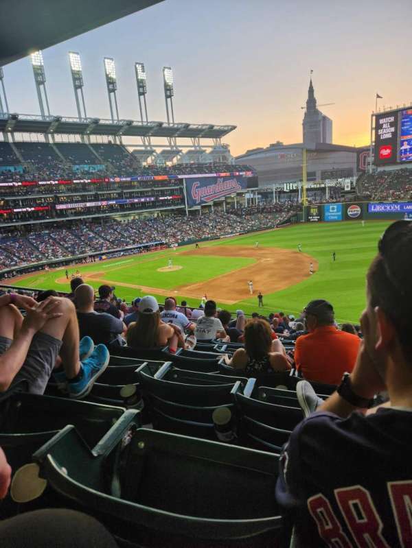 Progressive Field, section: 332, row: R, seat: 2
