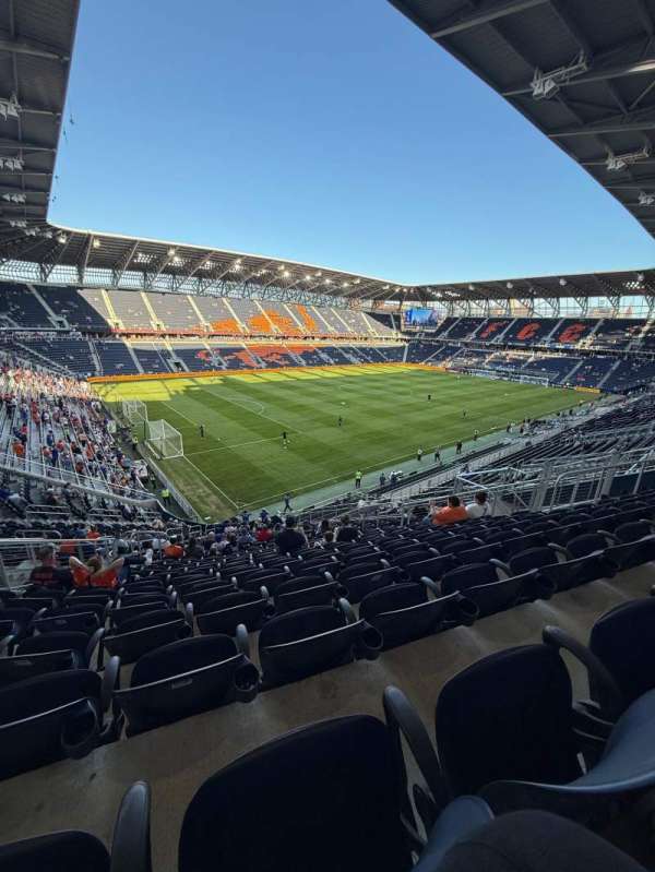 TQL Stadium, section: 103, row: 25, seat: 21