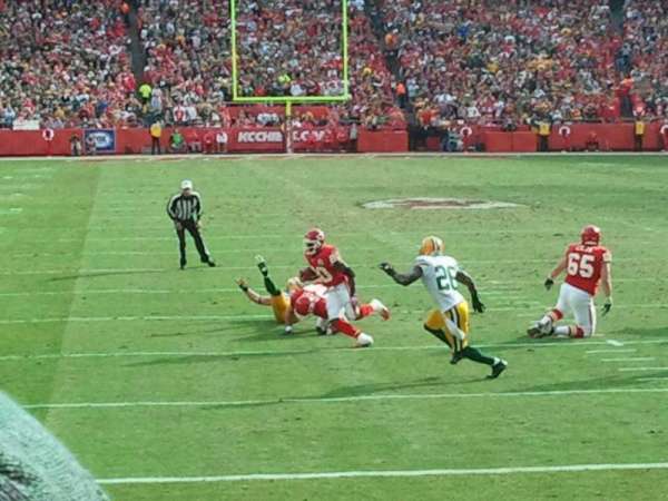 Arrowhead Stadium, section: 129, row: 5, seat: 4