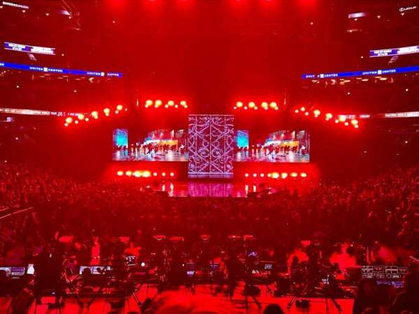 United Center, section: 106, row: 13, seat: 4