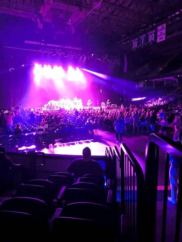 Family Arena, section: 102, row: F, seat: 14