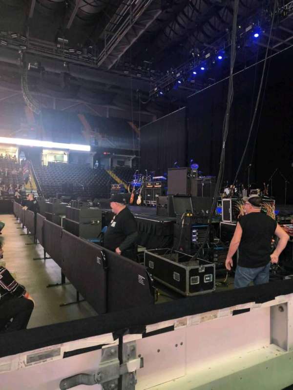 Family Arena, section: 118, row: B, seat: 6