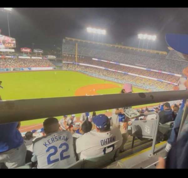 Dodger Stadium, section: 33RS, row: AA, seat: 14
