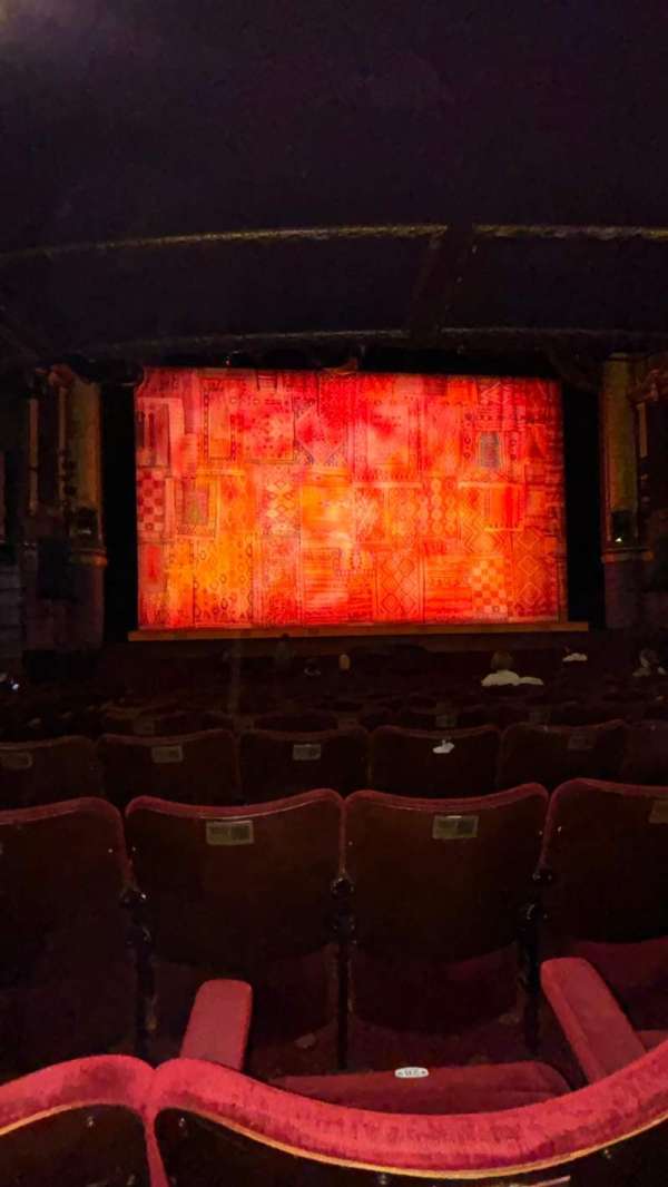 Palace Theatre, Manchester, section: Stalls, row: M, seat: 29