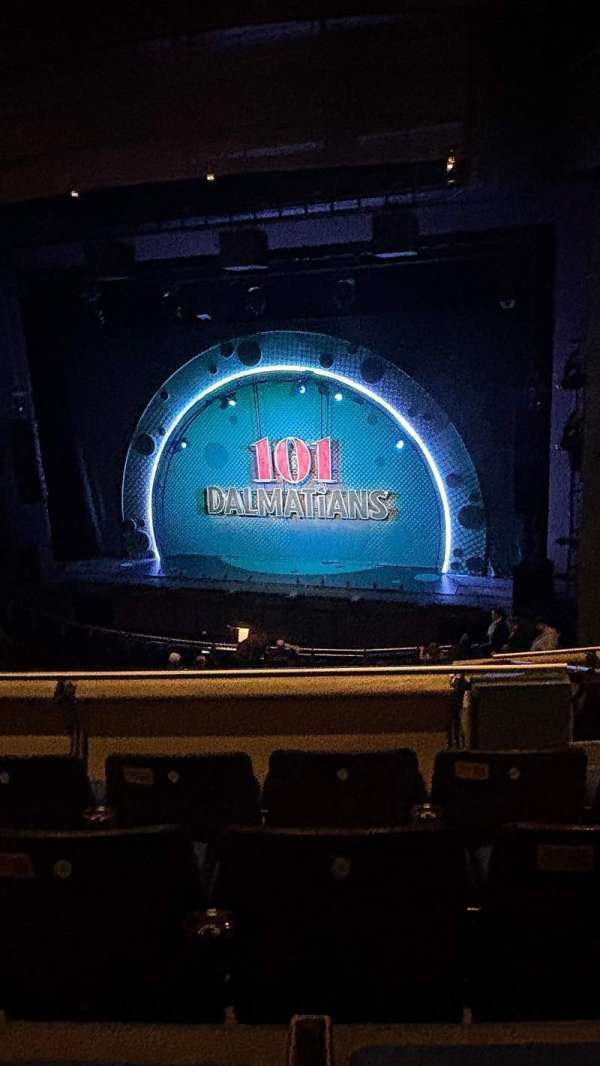 Milton Keynes Theatre, section: Circle, row: D, seat: 10