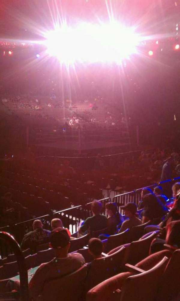 Michelob Ultra Arena, section: 117, row: H, seat: 8