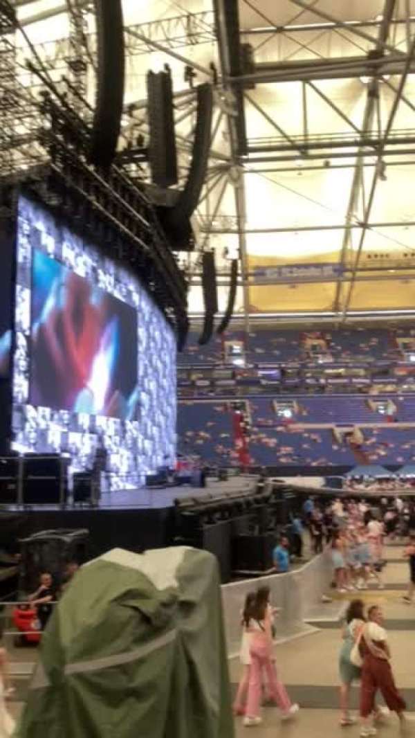 Veltins-Arena, section: U, row: 1, seat: 20 ish