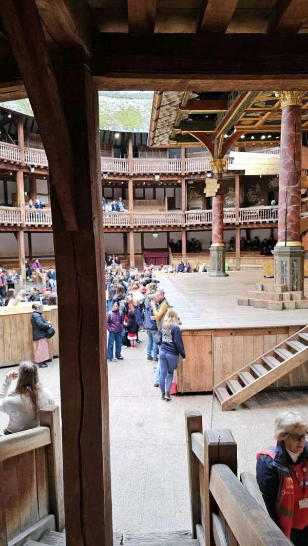 Globe Theatre at Shakespeare's Globe, section: Lower Gallery Bay D, row: D, seat: 15