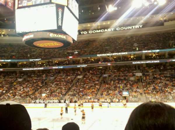 Xfinity Mobile Arena, section: 114, row: 15, seat: 17