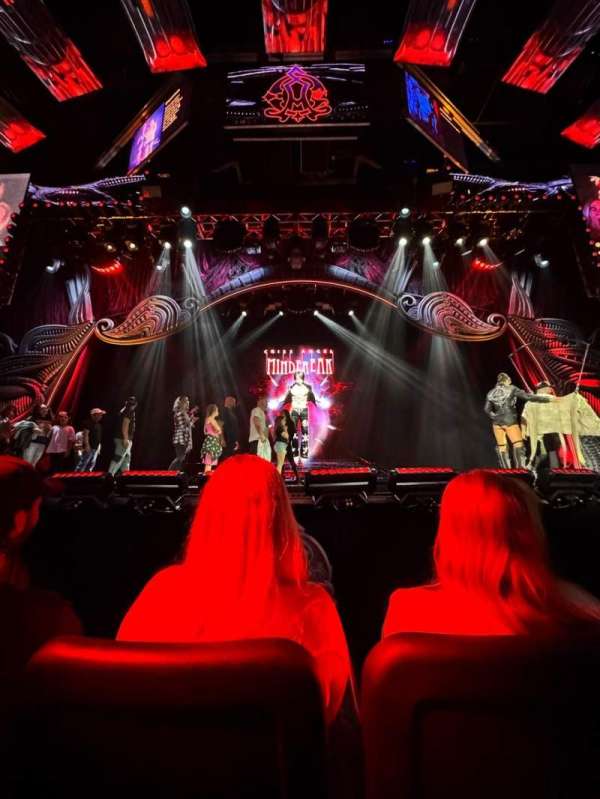 Criss Angel Theater, section: 102, row: B, seat: 7