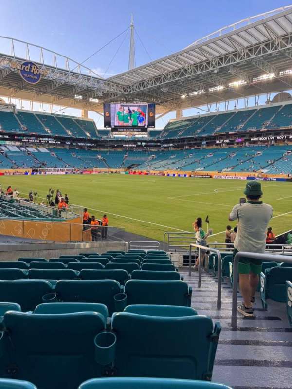 Hard Rock Stadium, section: 139, row: 11, seat: 1