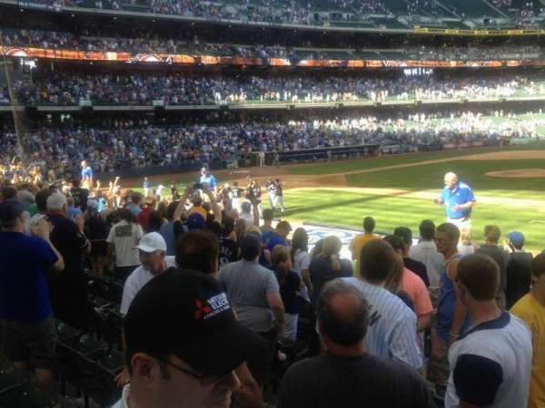 American Family Field, section: 112, row: 14, seat: 5