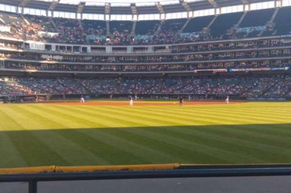 Progressive Field, section: 103, row: C, seat: 7