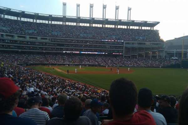 Progressive Field, section: 117, row: KK, seat: 21