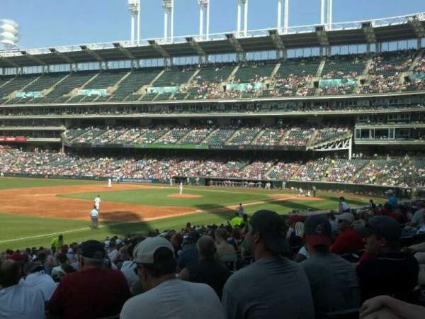 Progressive Field, section: 171, row: DD, seat: 7