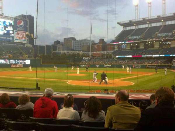 Progressive Field, section: 155, row: M, seat: 6