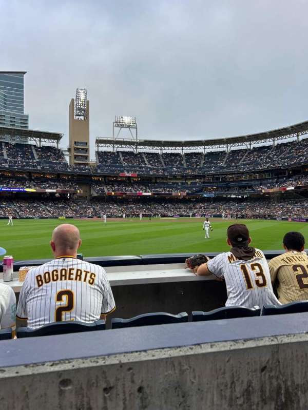 Petco Park, section: 130, row: 1, seat: 23