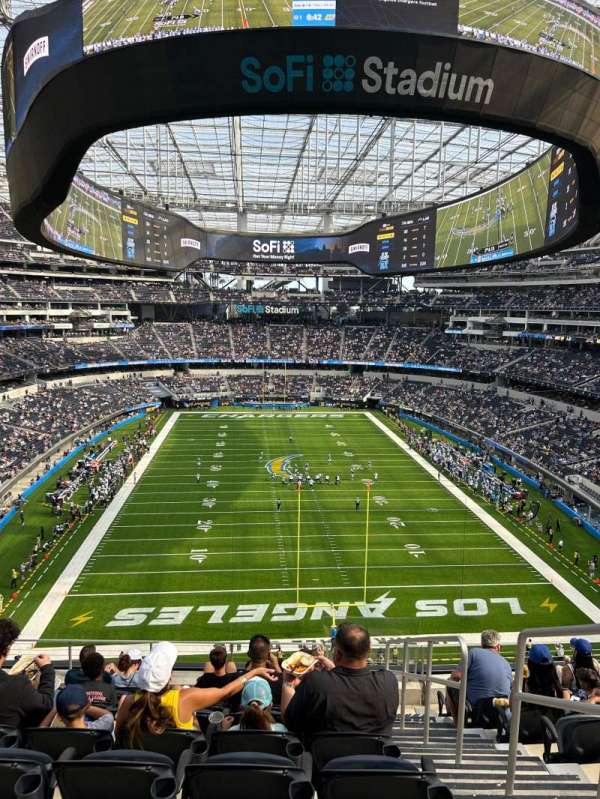 SoFi Stadium, section: 308, row: 9, seat: 2
