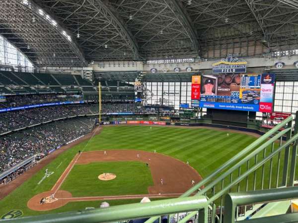 American Family Field, section: 416, row: 8, seat: 16