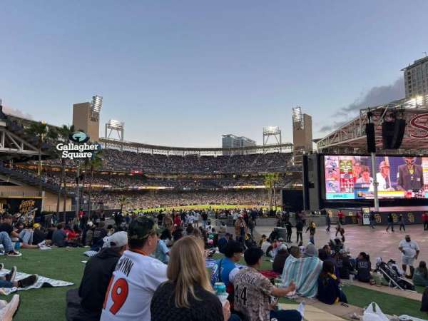 Petco Park, section: Gallagher Square, row: GA