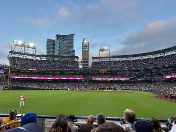 Petco Park, section: 126, row: 3, seat: 17