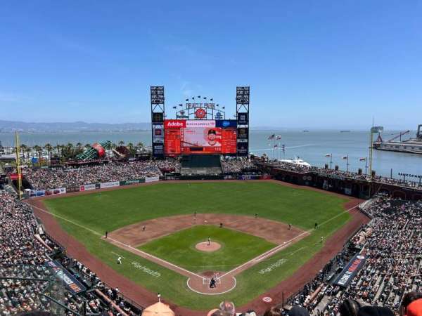 Oracle Park, section: VR315, row: 5, seat: 15