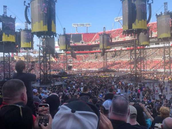 Raymond James Stadium, section: 115, row: AA, seat: 12
