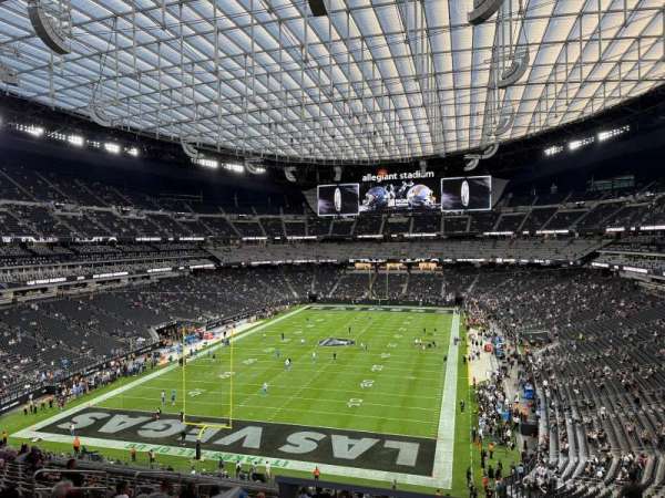 Allegiant Stadium, section: 247, row: 15A, seat: 9