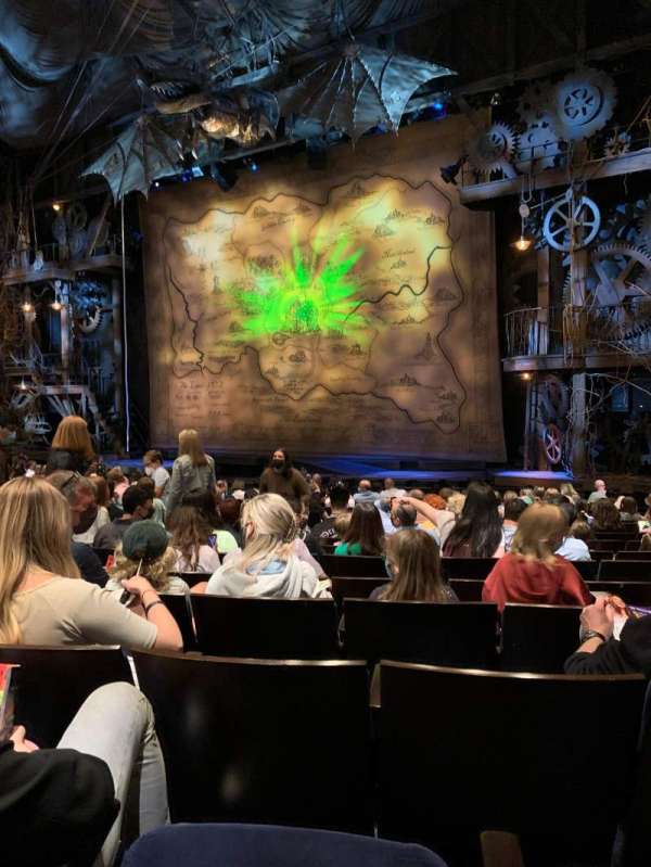 Gershwin Theatre, section: Orchestra R, row: L, seat: 16