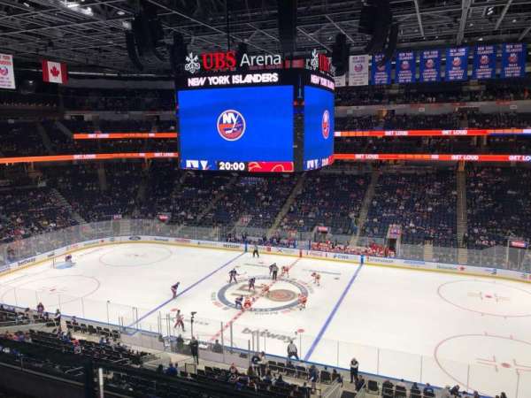 UBS Arena, section: 220, row: 1, seat: 6