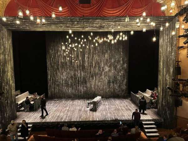 Barrymore Theatre, section: Front Mezzanine C, row: A, seat: 108