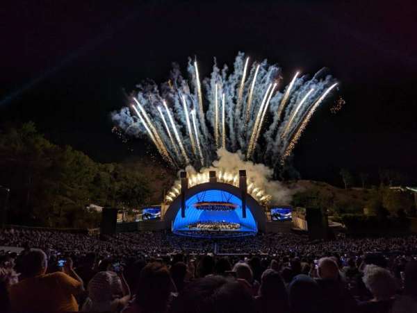 Hollywood Bowl, section: G1, row: 20, seat: 17
