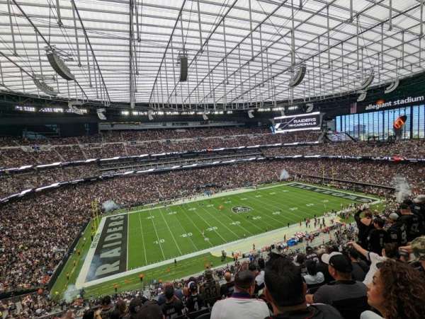 Allegiant Stadium, section: 315, row: 7, seat: 20