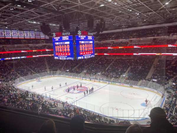 UBS Arena, section: 203, row: 3, seat: 3