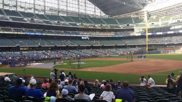 American Family Field, section: 111, row: 15, seat: 17