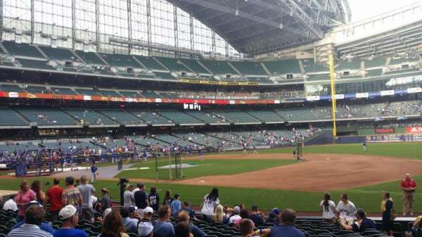 American Family Field, section: 111, row: 15, seat: 17