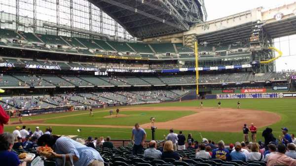 American Family Field, section: 111, row: 15, seat: 17