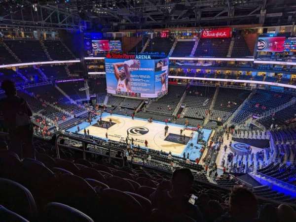State Farm Arena, section: 220, row: K, seat: 10