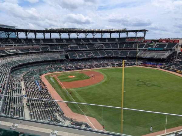 Truist Park, section: 410, row: 3, seat: 21